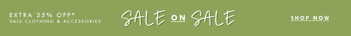 Extra 25% off sale clothing and accessories