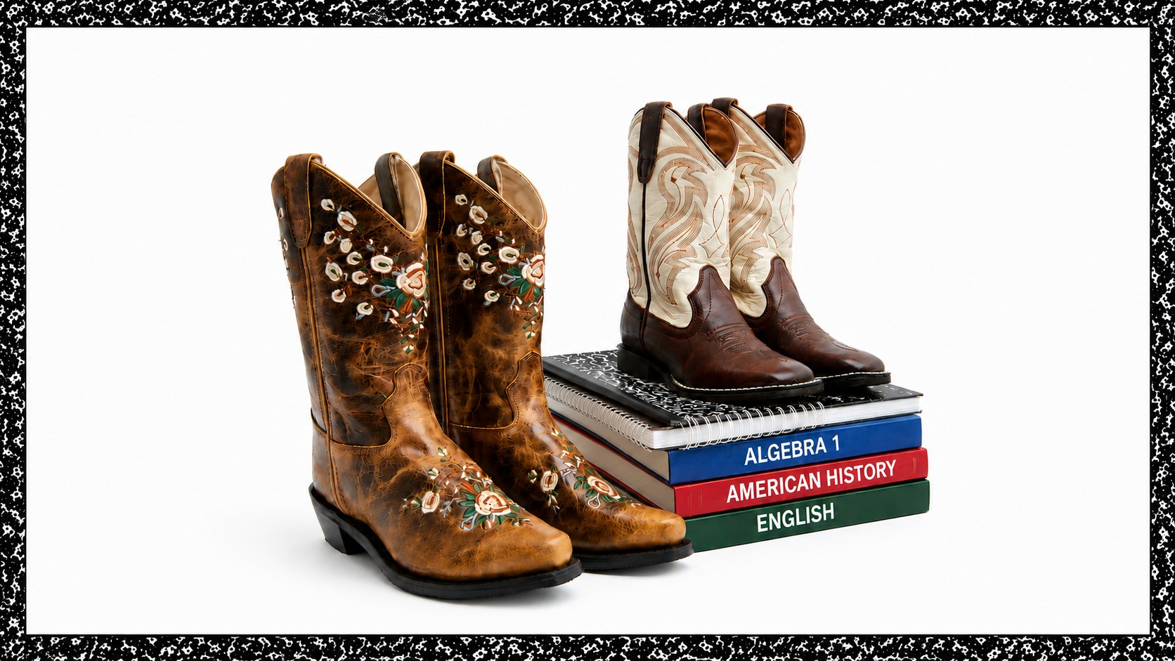 boots on books.