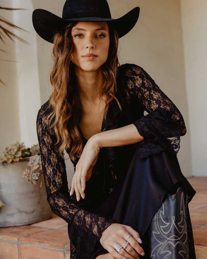 green emerald velvet dress Long Sleeve Jill Ric Rac Dress, Country Calico – SpearmintLOVE main image 0