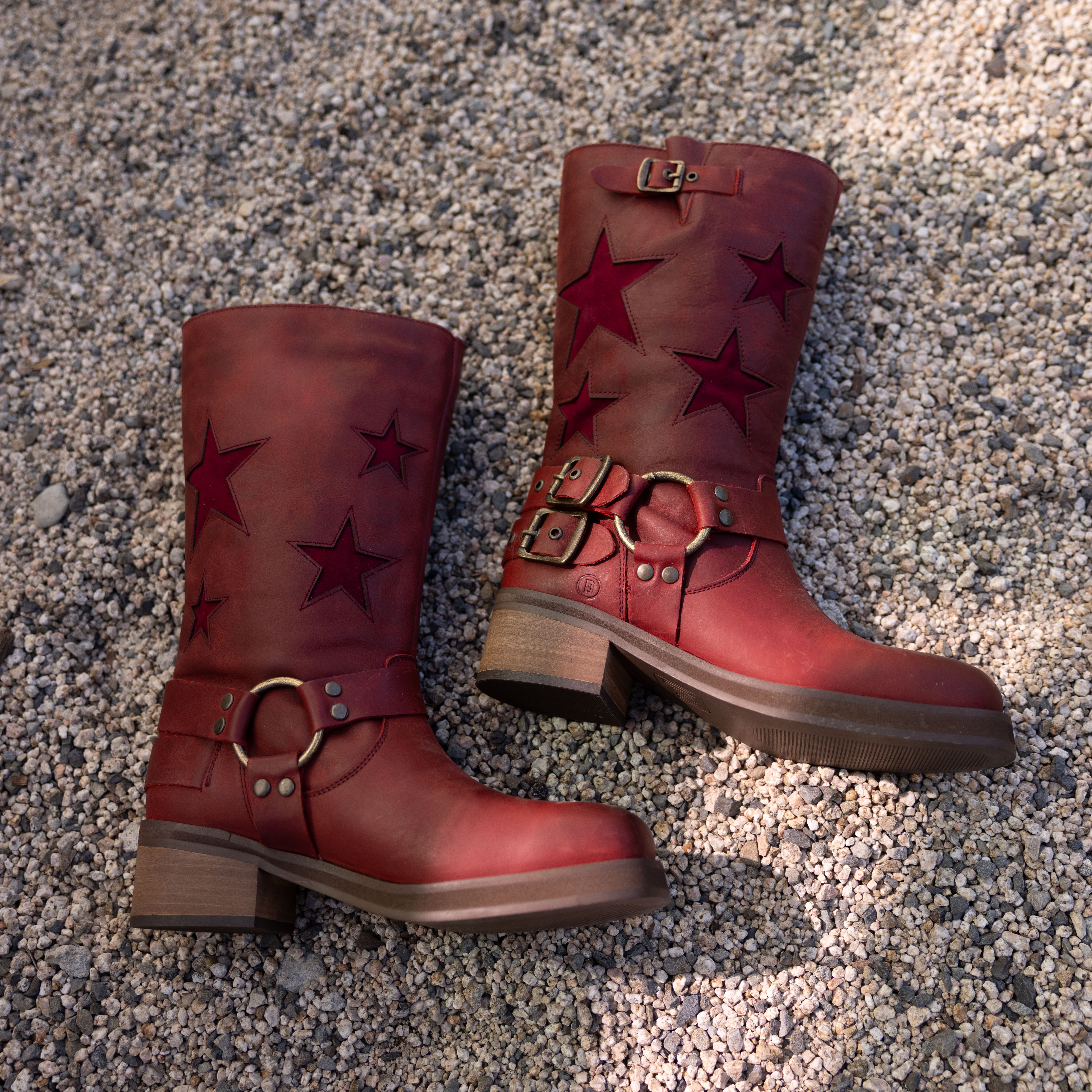red star women boots