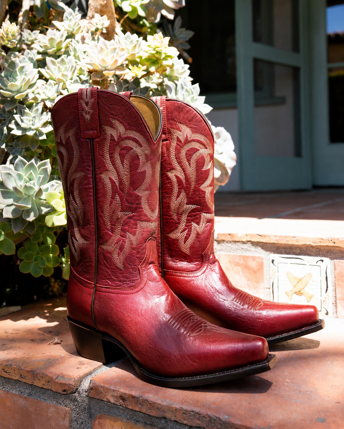 red boots
