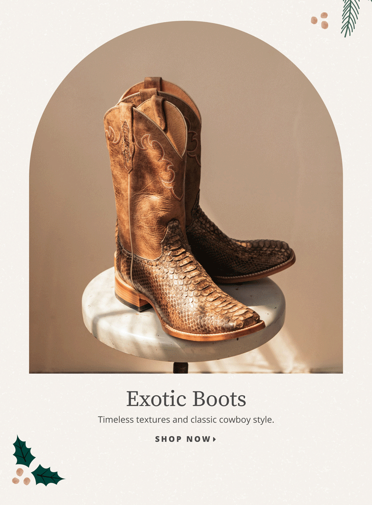 Men's Exotic Boots